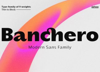 Banchero Sans Serif Font