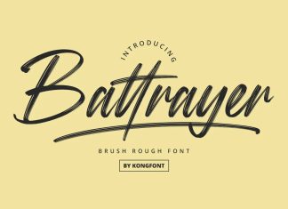 Battrayer Brush Font