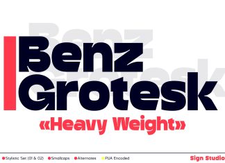 Benz Grotesk Sans Serif Font