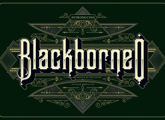 Blackborneo Blackletter Font