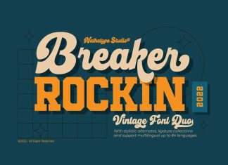 Breaker Rockin Slab Serif Font