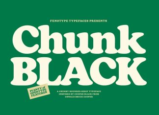 Chunk Black Serif Font