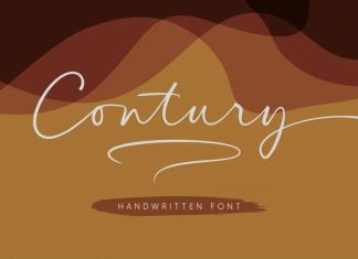 Contury Handwritten Font
