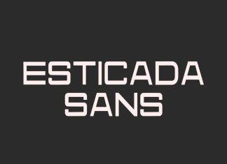Esticada Sans Serif Font