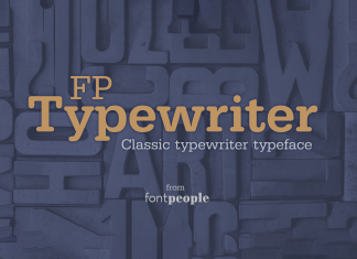 FP Typewriter Slab Serif Font