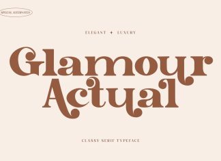 Glamour Actual Serif Font
