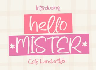 Hello Mister Handwritten Font