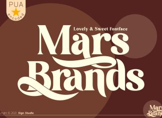 Mars Brands Serif Font