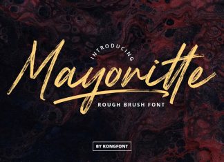 Mayoritte Brush Font