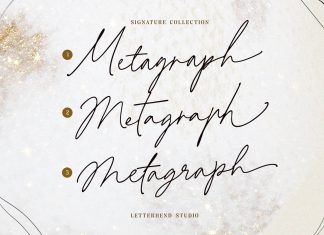 Metagraph Handwritten Font