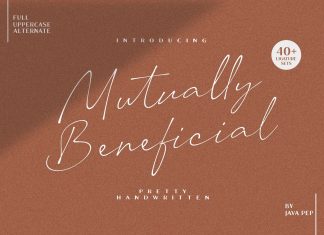 Mutually Beneficial Script Font