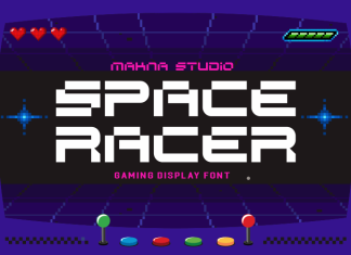 Space Racer Display Font