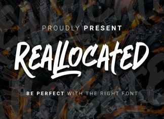 Reallocated Brush Font