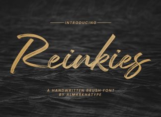 Reinkies Brush Font