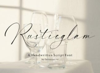 Rusticglam Handwritten Font