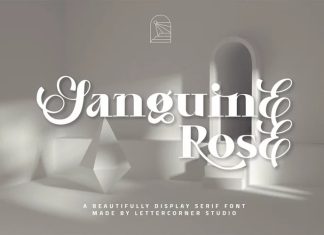 Sanguine Rose Serif Font