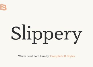 Slippery Serif Font