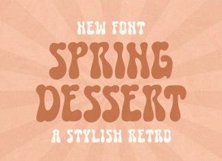 Spring Desset Display Font