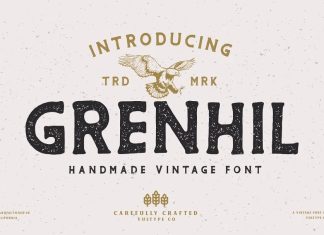 THE GRENHIL Display Font