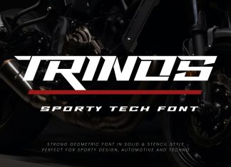 Trinos Display Font