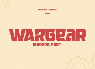 Wargear Display Font