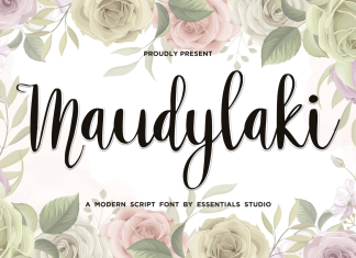 Maudylaki Script Font