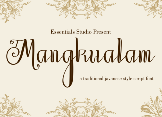 Mangkualam Script Font