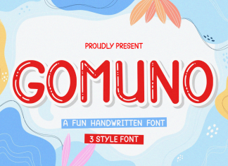 Gomuno Display Font
