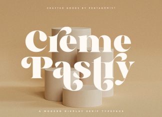 Creme Pastry Serif Font