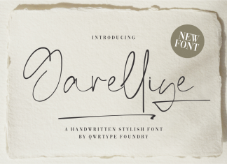 Garelliye Handwritten Font