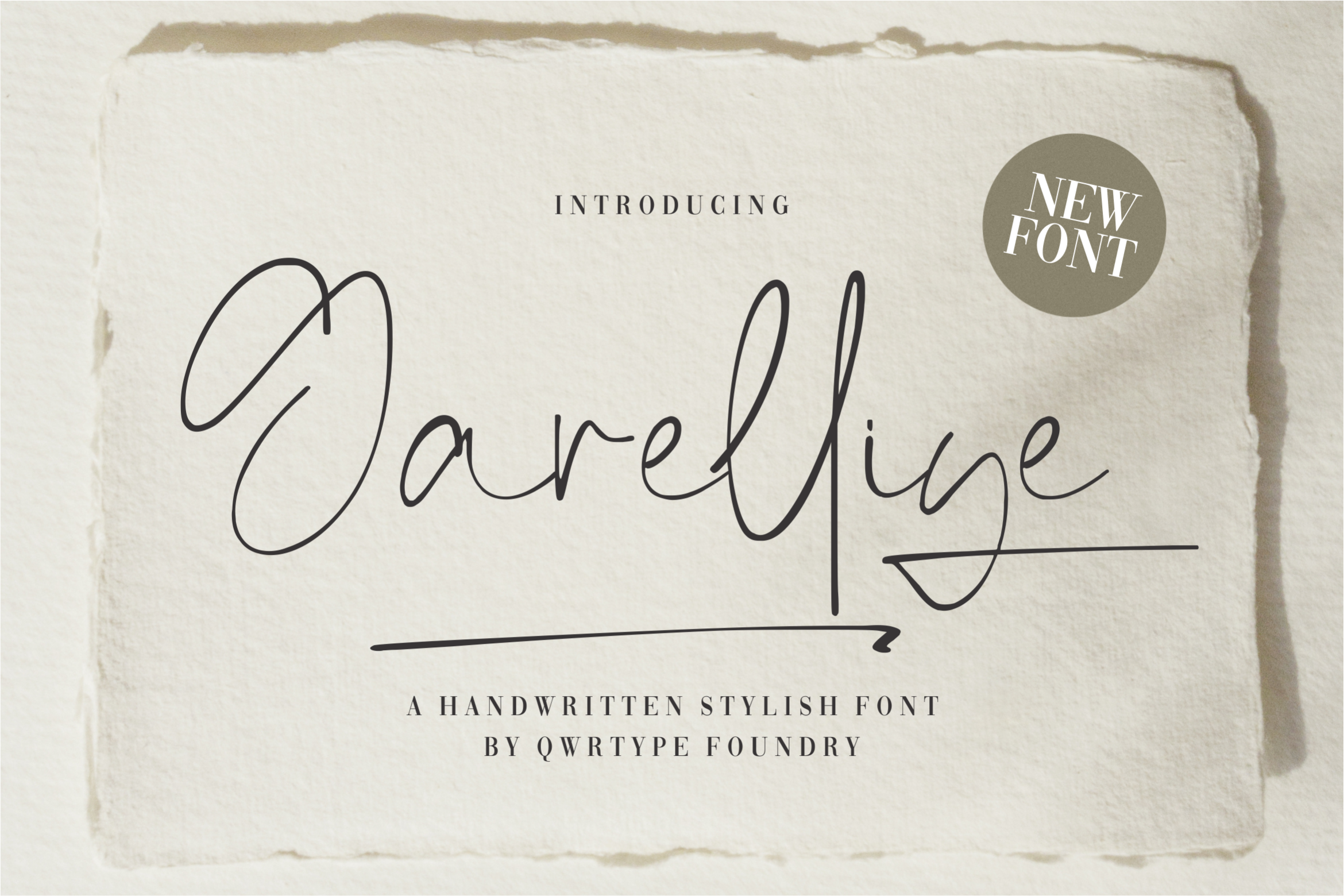Garelliye Handwritten Font