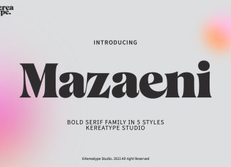 Mazaeni Serif Font