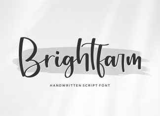 Brightfarm Script Font