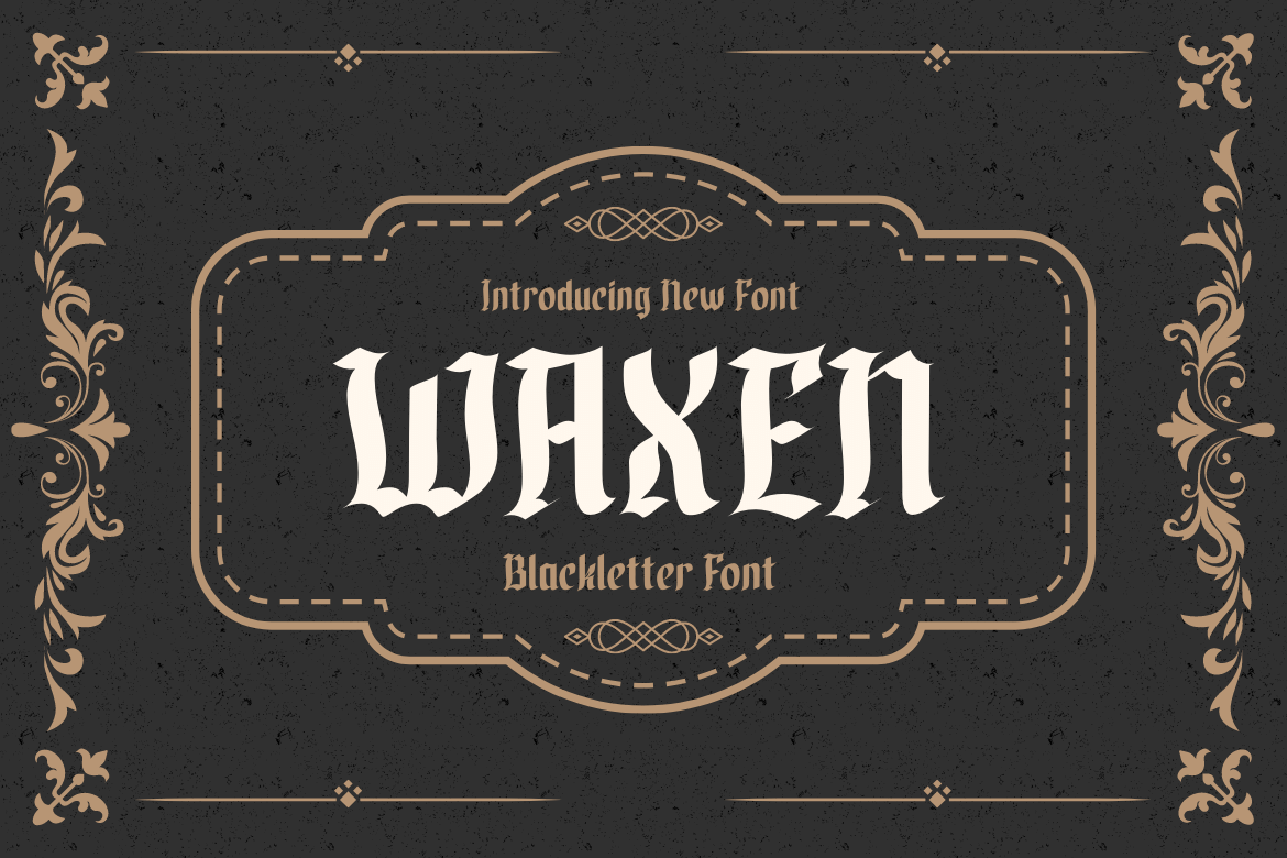 Waxen Display Font