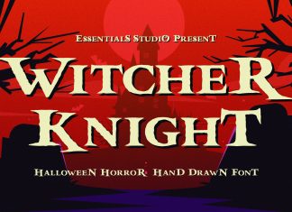 Witcher Knight Display Font