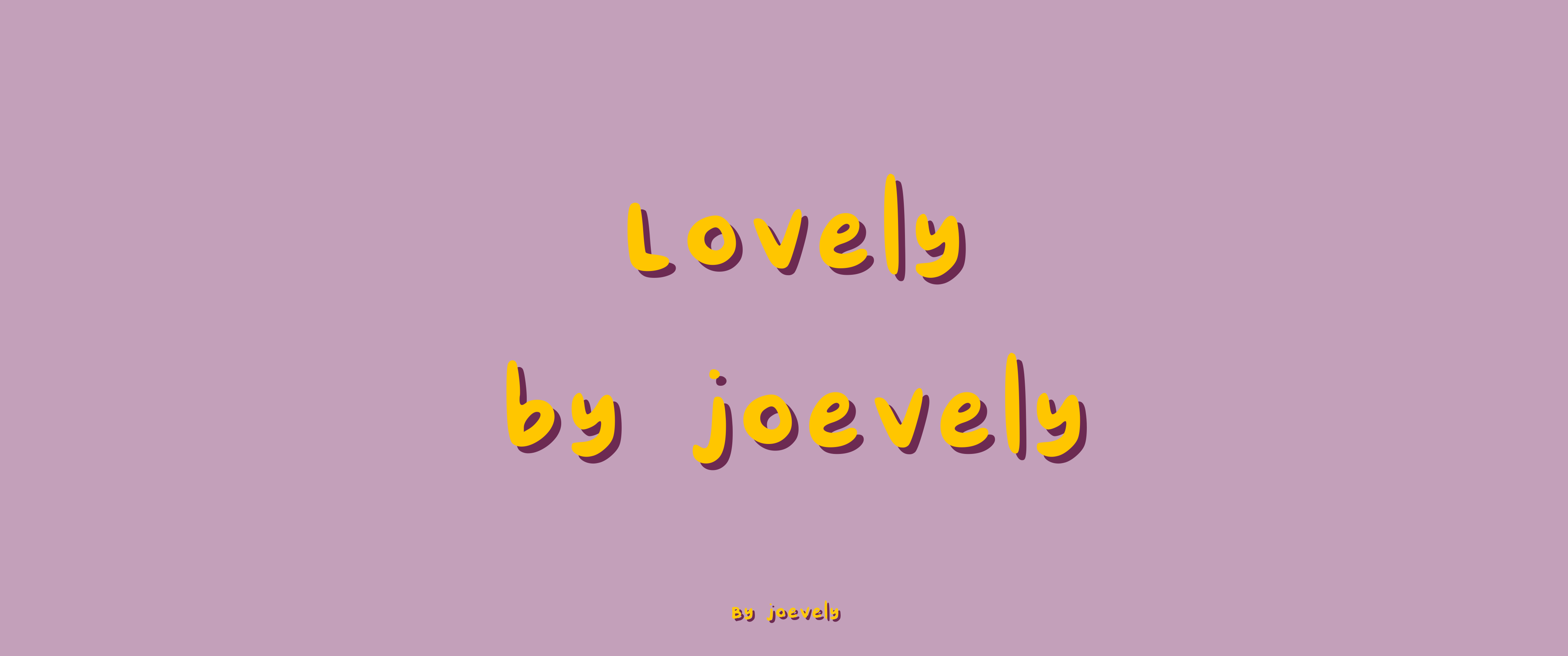 Lovely Display Typeface
