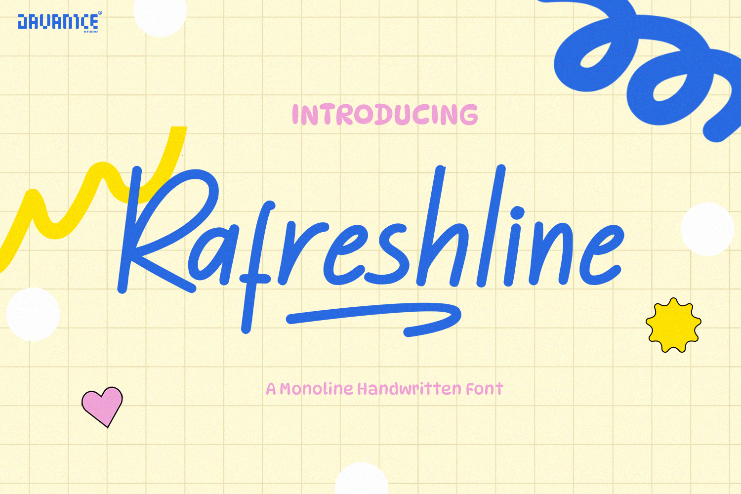 Rafreshline Monoline Font