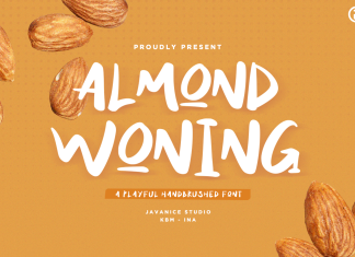 Almond Woning Display Font