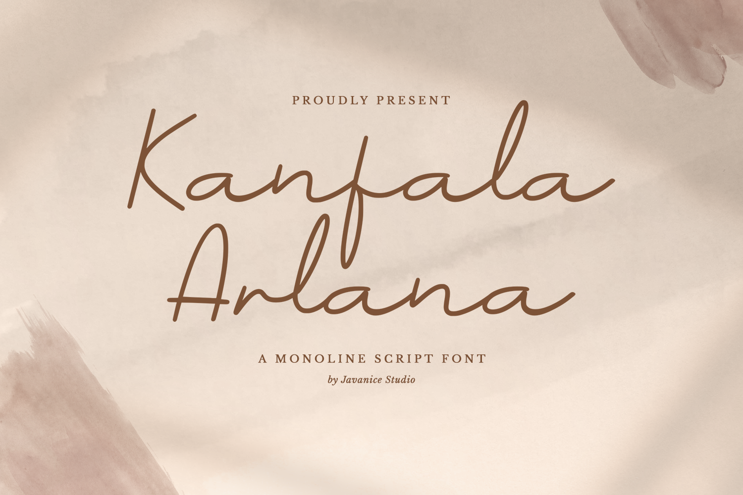 Kanfala Arlana Script Font