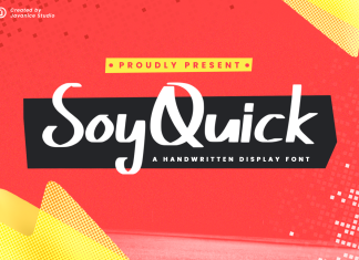 SoyQuick Display Font