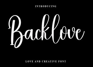 Backlove Script Font
