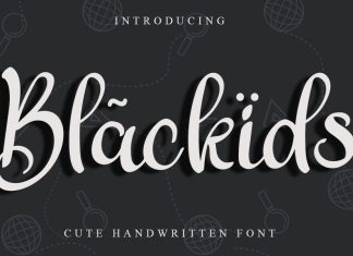Blackids Script Font