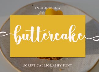 Buttercake Script Font