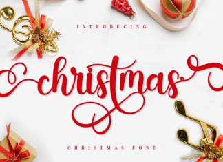 Christmas Calligraphy Typeface