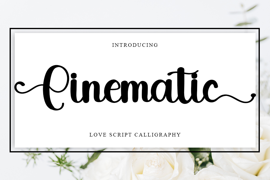 Cinematic Calligraphy Font