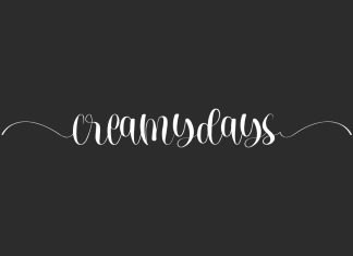 Creamydays Calligraphy Font