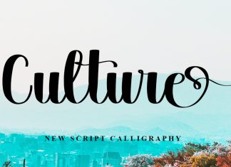 Culture Script Font