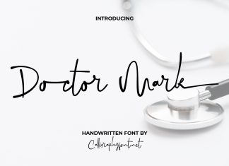 Doctor Mark Handwritten Font