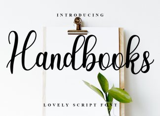 Handbooks Script Font