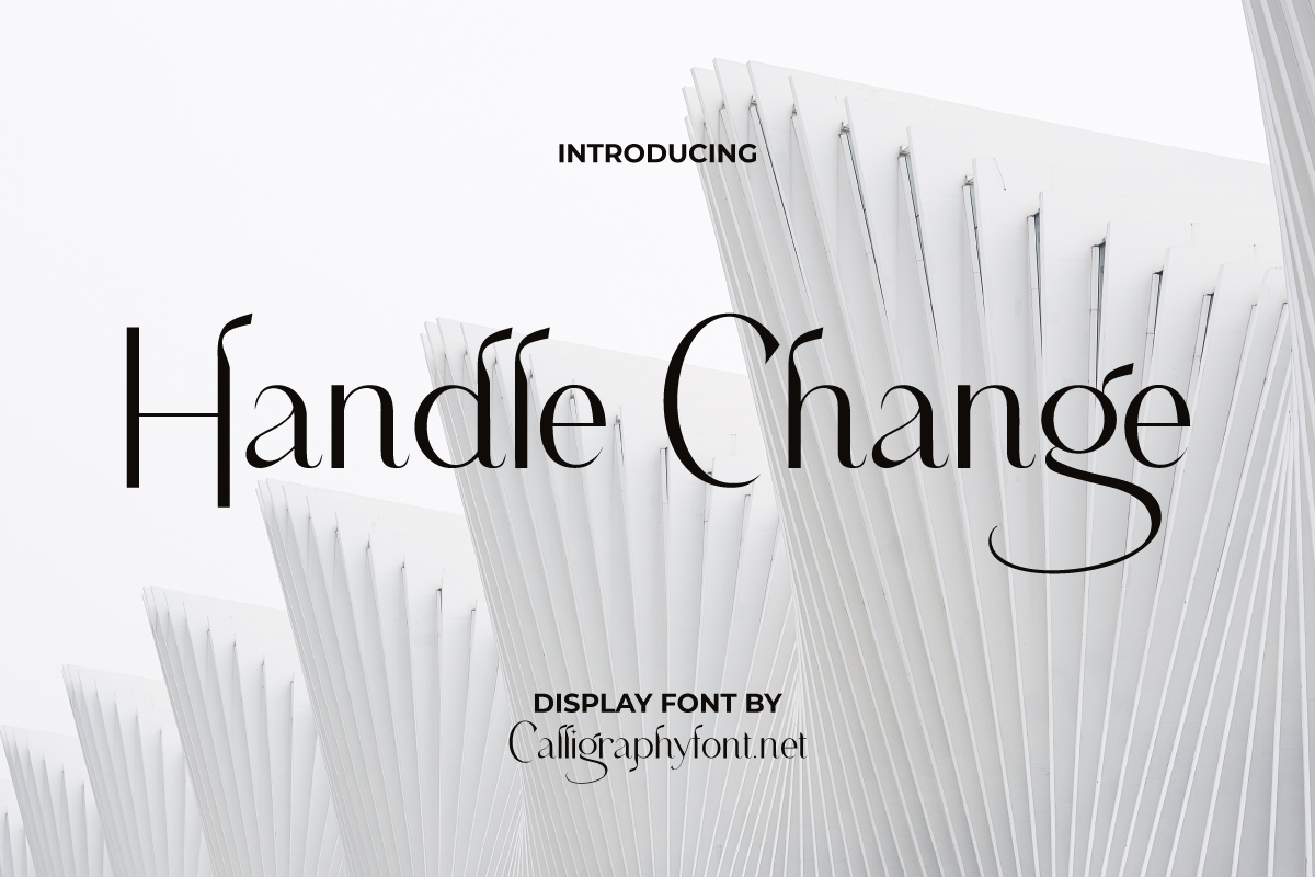 Handle Change Display Font